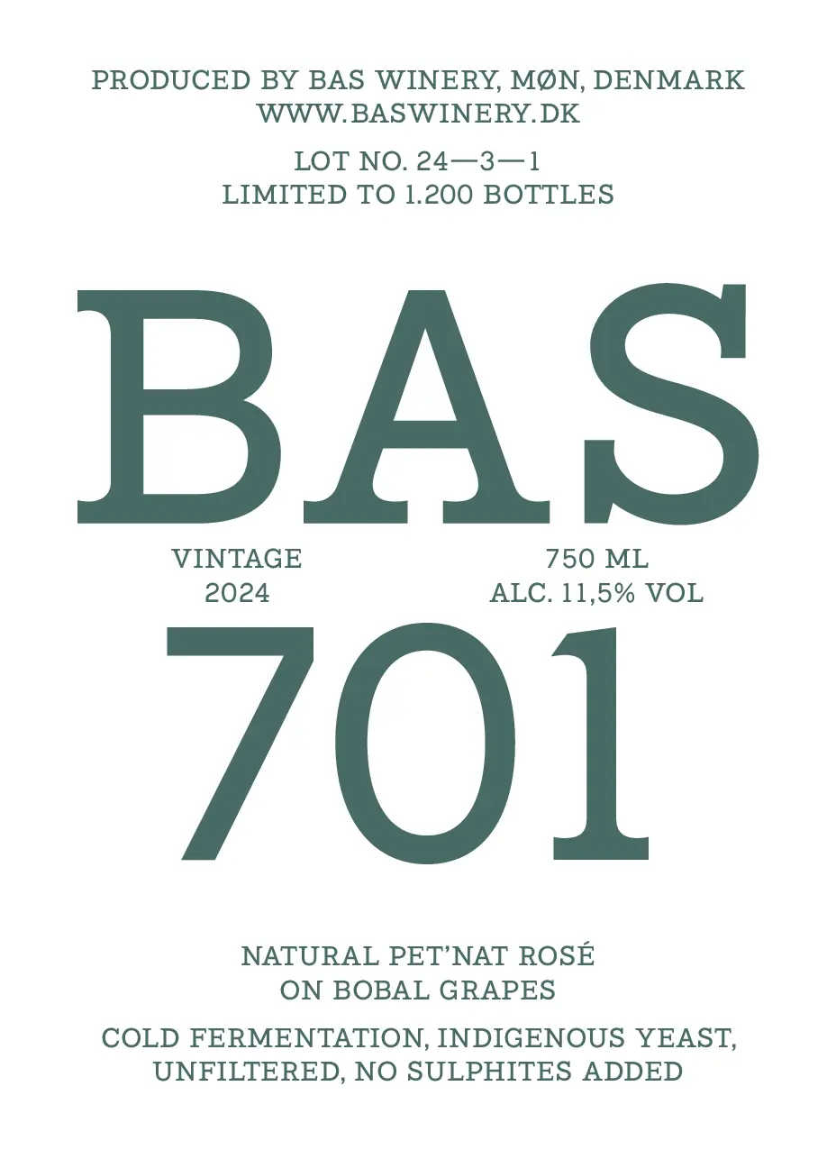 BAS 701 wine